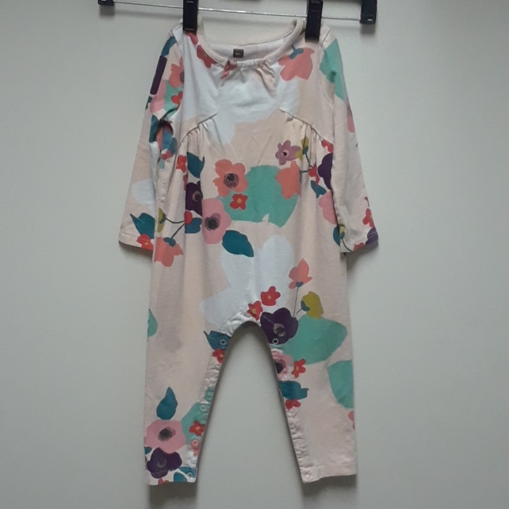 Tea collection long sleeve romper
